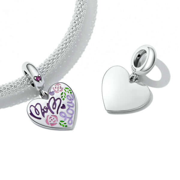 ΑΣΗΜΕΝΙΟ CHARM (925) Mom heart love
