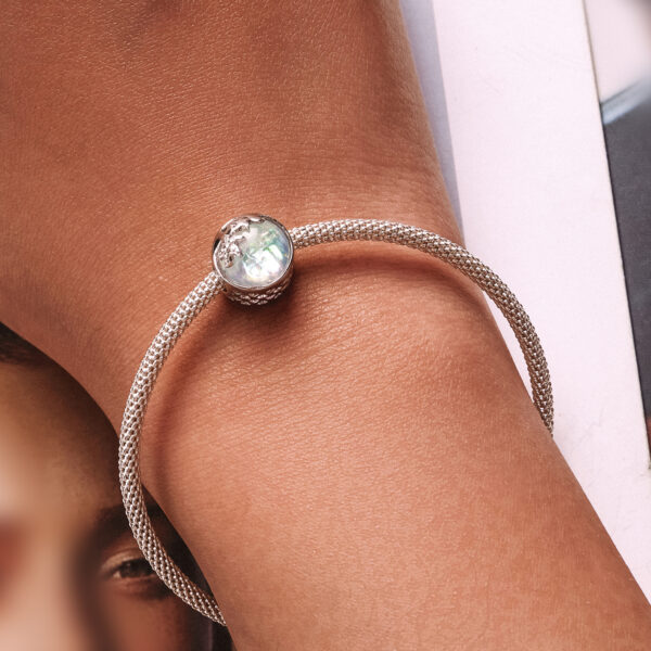ΑΣΗΜΕΝΙΟ CHARM (925) Beach and waves charm