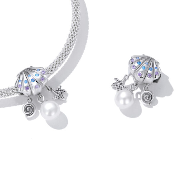 ΑΣΗΜΕΝΙΟ CHARM (925) Delicate shell charm