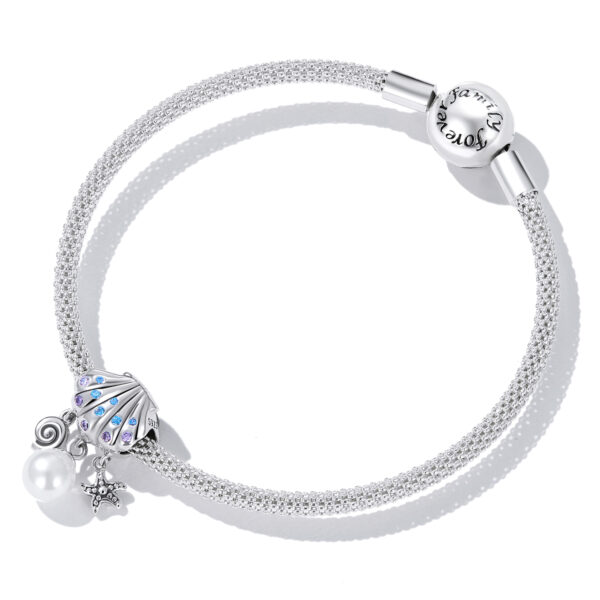 ΑΣΗΜΕΝΙΟ CHARM (925) Delicate shell charm
