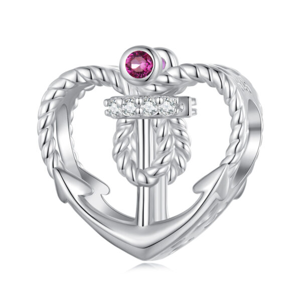 ΑΣΗΜΕΝΙΟ CHARM (925) Heart Anchor