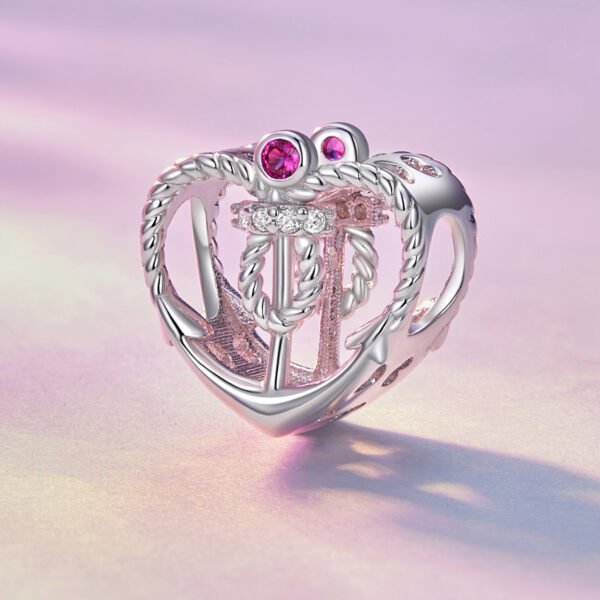 ΑΣΗΜΕΝΙΟ CHARM (925) Heart Anchor