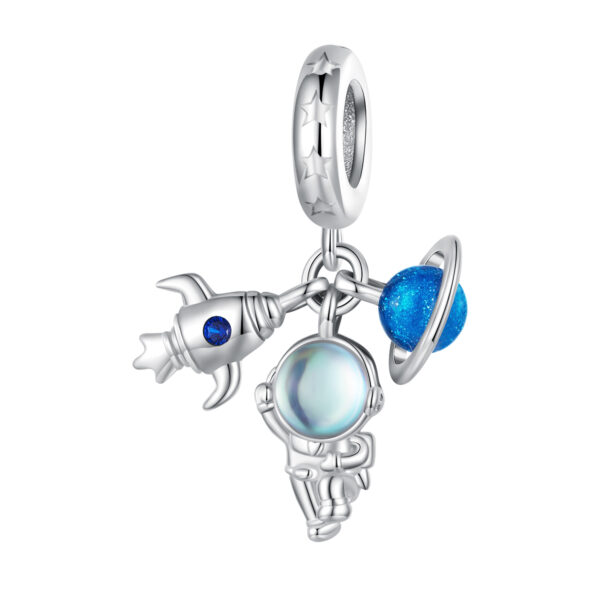 ΑΣΗΜΕΝΙΟ CHARM (925) Astronaut hanging bead