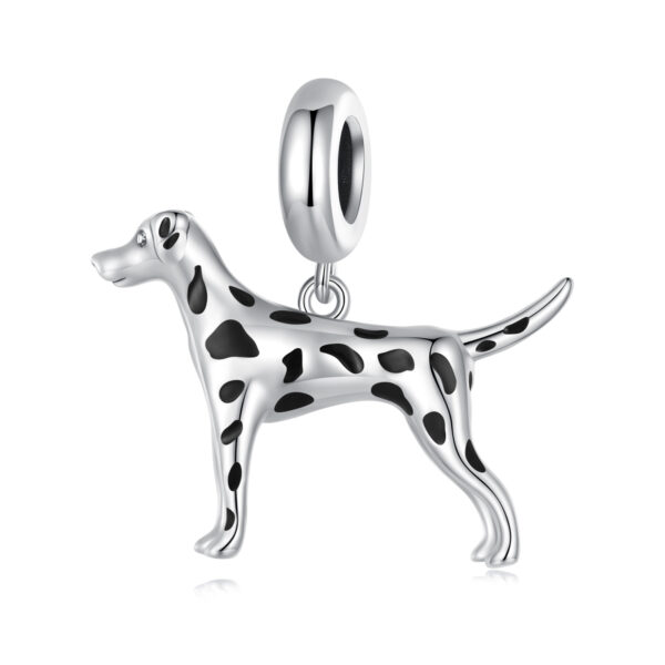 ΑΣΗΜΕΝΙΟ CHARM (925) Dalmatian Bead