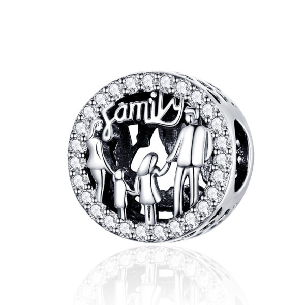 ΑΣΗΜΕΝΙΟ CHARM (925) Family holding hands