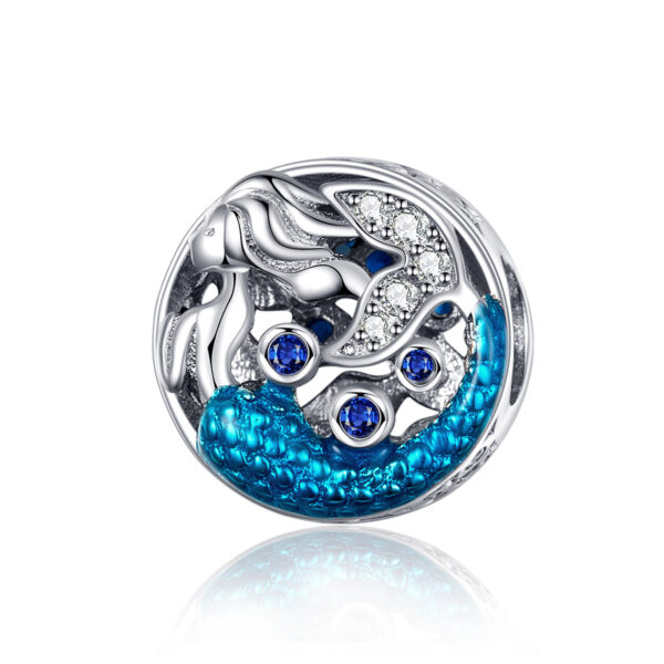 ΑΣΗΜΕΝΙΟ CHARM (925) Blue mermaid