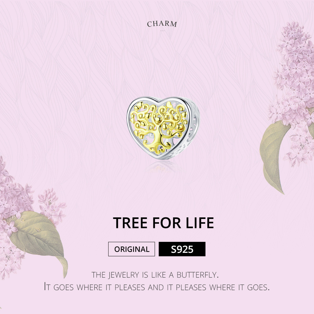 ΑΣΗΜΕΝΙΟ CHARM (925) Family gold tree - Image 2