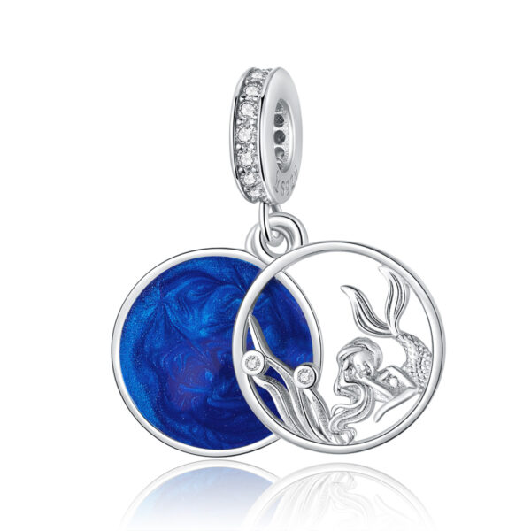 ΑΣΗΜΕΝΙΟ CHARM (925) Blue mermaid