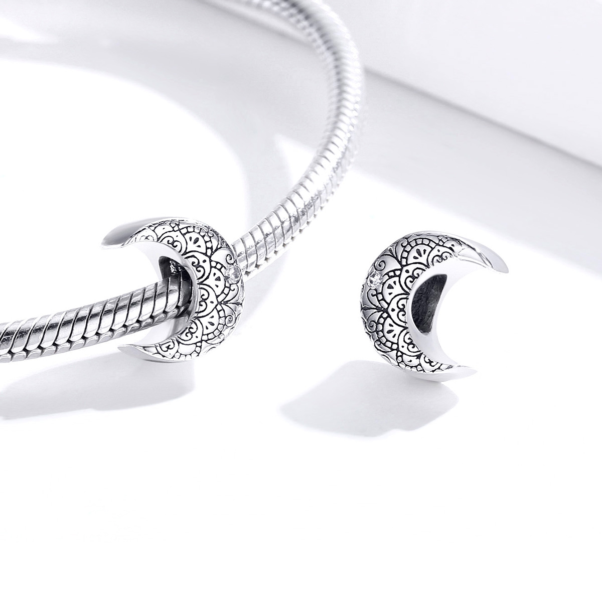 ΑΣΗΜΕΝΙΟ CHARM (925) Silver Moon - Image 2