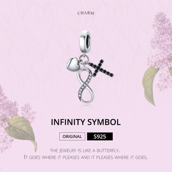 ΑΣΗΜΕΝΙΟ CHARM (925) Infinity Symbol