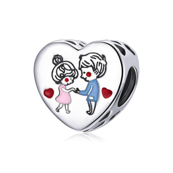 ΑΣΗΜΕΝΙΟ CHARM (925) You are the apple of my eyes