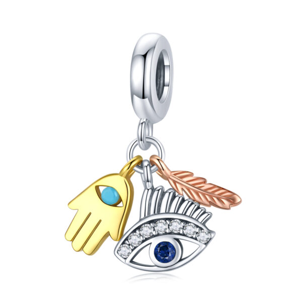 ΑΣΗΜΕΝΙΟ CHARM (925) Egypt lucky and guardian