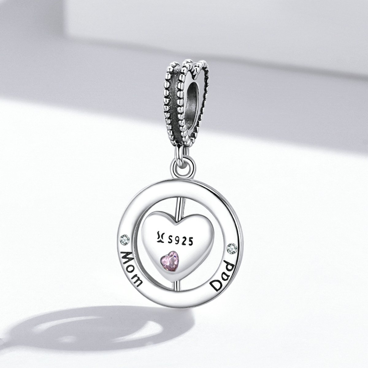 ΑΣΗΜΕΝΙΟ CHARM (925) Mom Kids Dad - Image 2