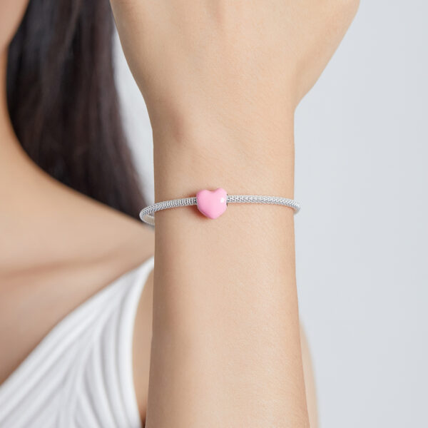 ΑΣΗΜΕΝΙΟ CHARM (925) Rose heart