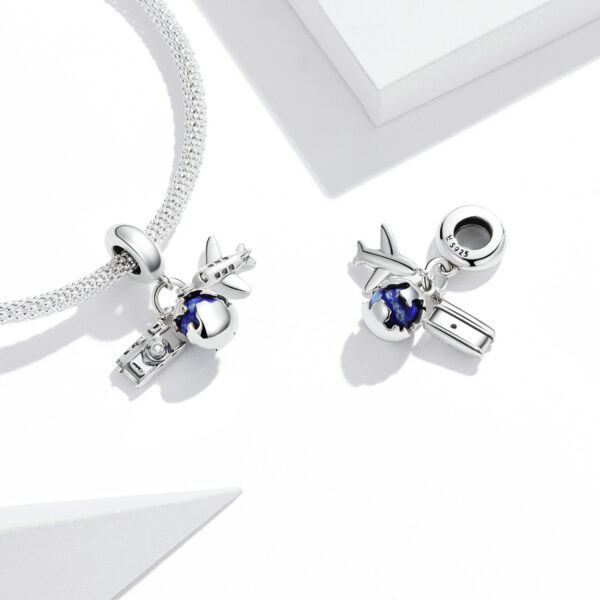 ΑΣΗΜΕΝΙΟ CHARM (925) Airplane travel mix