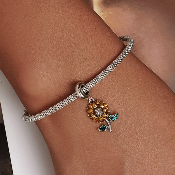 ΑΣΗΜΕΝΙΟ CHARM (925) Sunflower