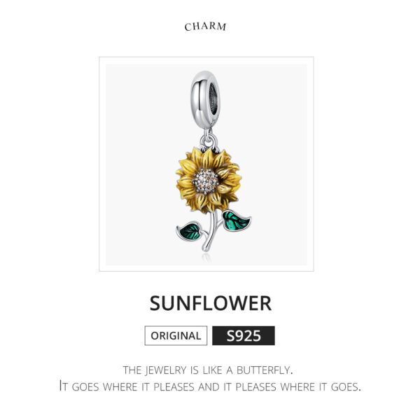 ΑΣΗΜΕΝΙΟ CHARM (925) Sunflower