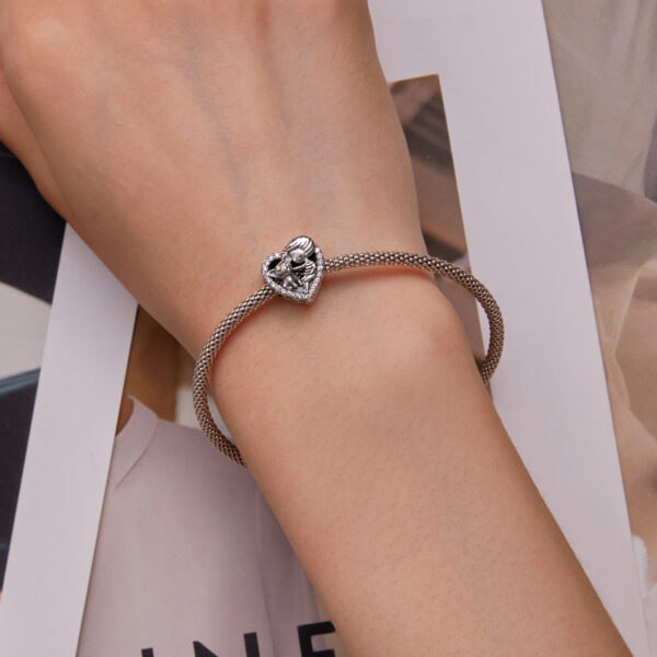 ΑΣΗΜΕΝΙΟ CHARM (925) Boy and pet