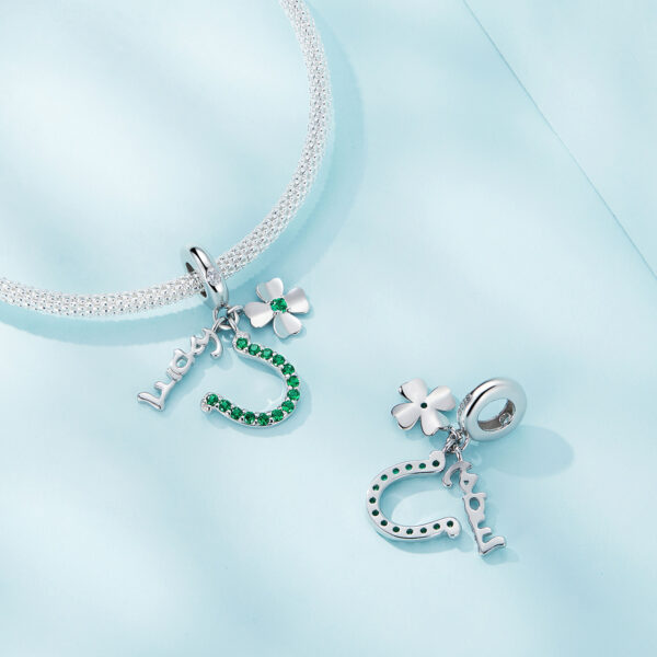ΑΣΗΜΕΝΙΟ CHARM (925) L U C K Y