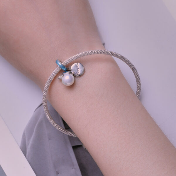 ΑΣΗΜΕΝΙΟ CHARM (925) Pearl and turtle
