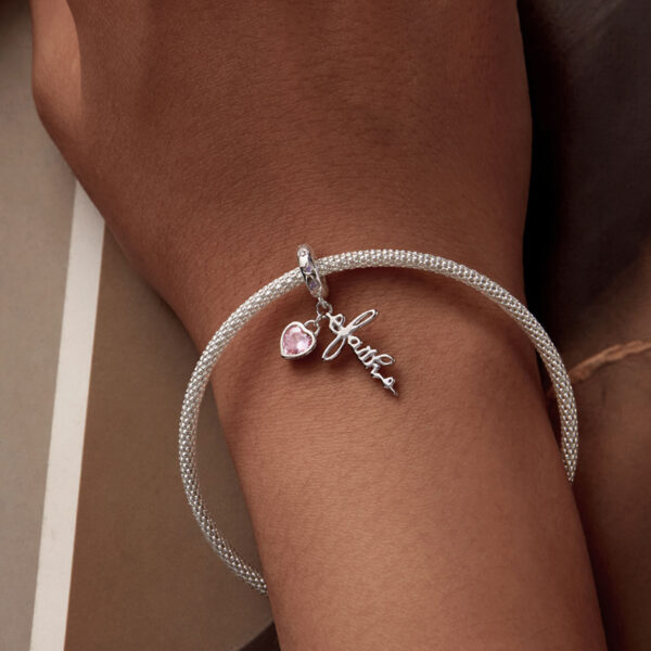 ΑΣΗΜΕΝΙΟ CHARM (925) Faith