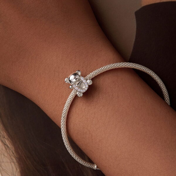 ΑΣΗΜΕΝΙΟ CHARM (925) Bear I Love You Letter You