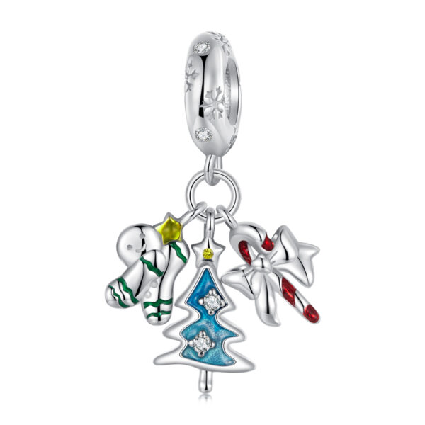 ΑΣΗΜΕΝΙΟ CHARM (925) Triple xmas