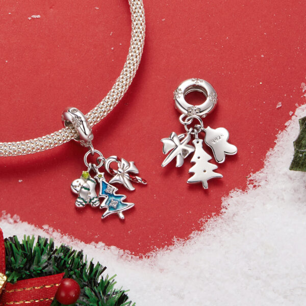 ΑΣΗΜΕΝΙΟ CHARM (925) Triple xmas