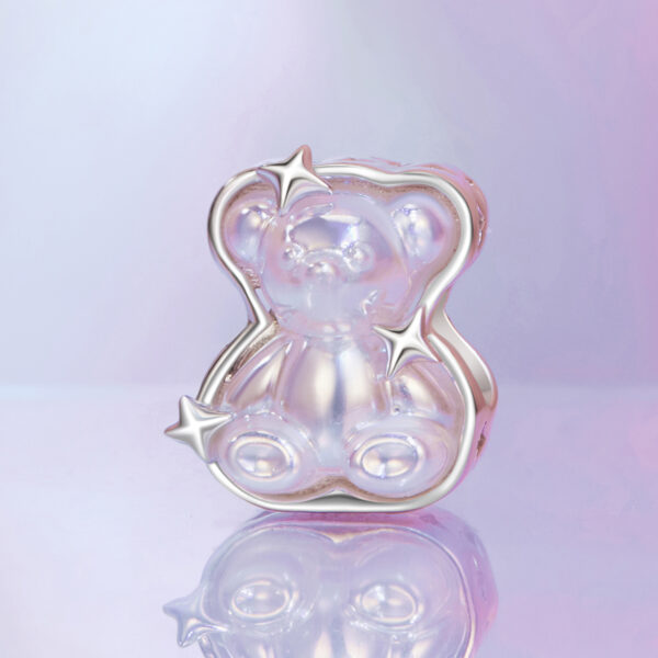 ΑΣΗΜΕΝΙΟ CHARM (925) White bear