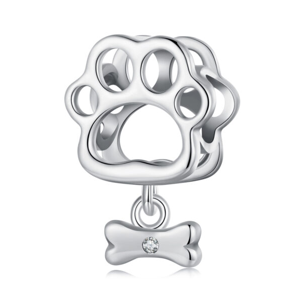 ΑΣΗΜΕΝΙΟ CHARM (925) Foot step pendant