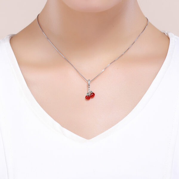 ΑΣΗΜΕΝΙΟ CHARM (925) Cherrry