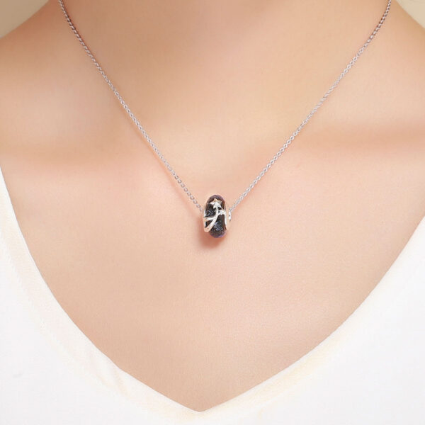 ΑΣΗΜΕΝΙΟ CHARM (925) Blue drop with stars