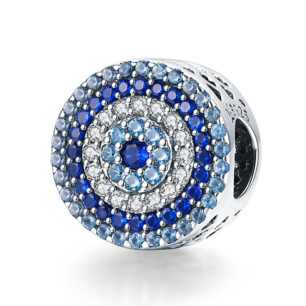 ΑΣΗΜΕΝΙΟ CHARM (925) Blue eye with zirgons