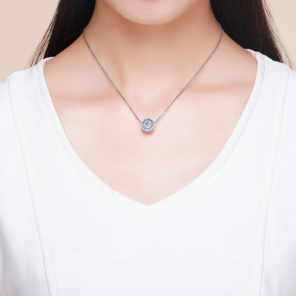 ΑΣΗΜΕΝΙΟ CHARM (925) Blue eye with zirgons