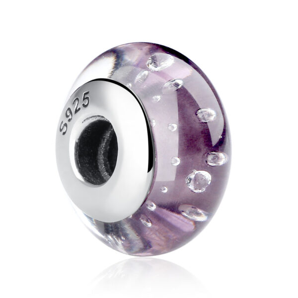ΑΣΗΜΕΝΙΟ CHARM (925) Purple stone