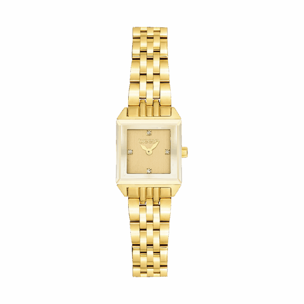 BREEZE Watch Impress Swarovski Gold Stainless Steel Bracelet
