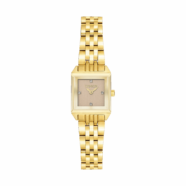 BREEZE Impress Swarovski Gold Stainless Steel Bracelet