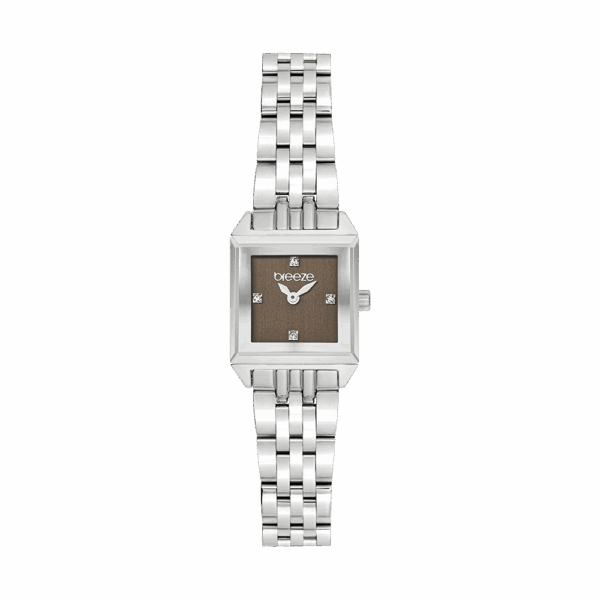 BREEZE Watch Impress Swarovski Silver Stainless Steel Bracelet