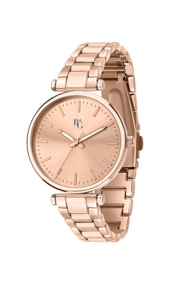 B&G WOMAN WATCH BELLE ROSE GOLD STAINLESS STEEL BRACELET