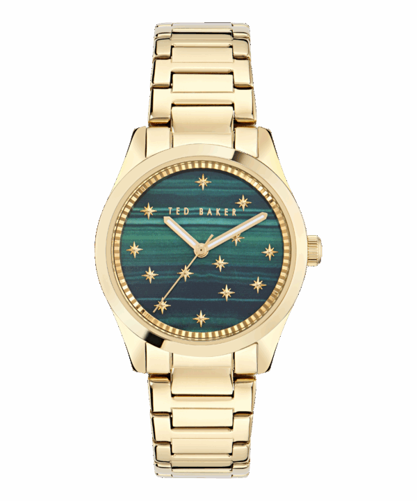 TED BAKER WATCH GOLD STAINLESS STEEL BRACELET
