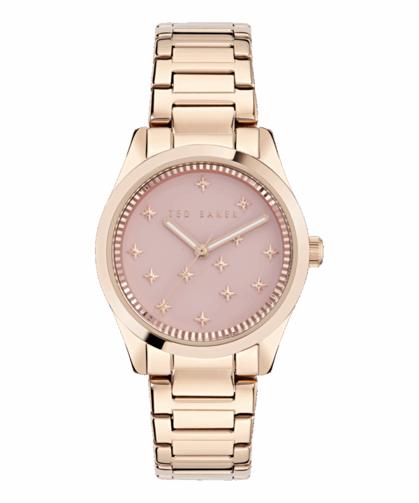 TED BAKER ROSE GOLD STAINLESS STEEL BRACELET