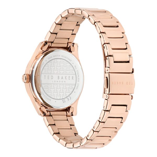 TED BAKER WATCH ROSE GOLD STAINLESS STEEL BRACELET