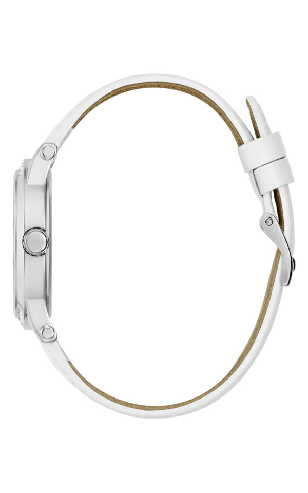 GUESS WOMAN WATCH WHITE LEATHER STRAP ANNETTE