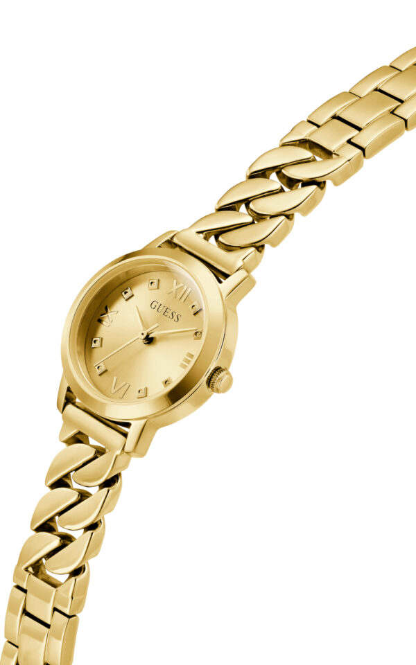 GUESS WOMAN WATCH CHIME GOLD STAINLESS STEEL BRACELET