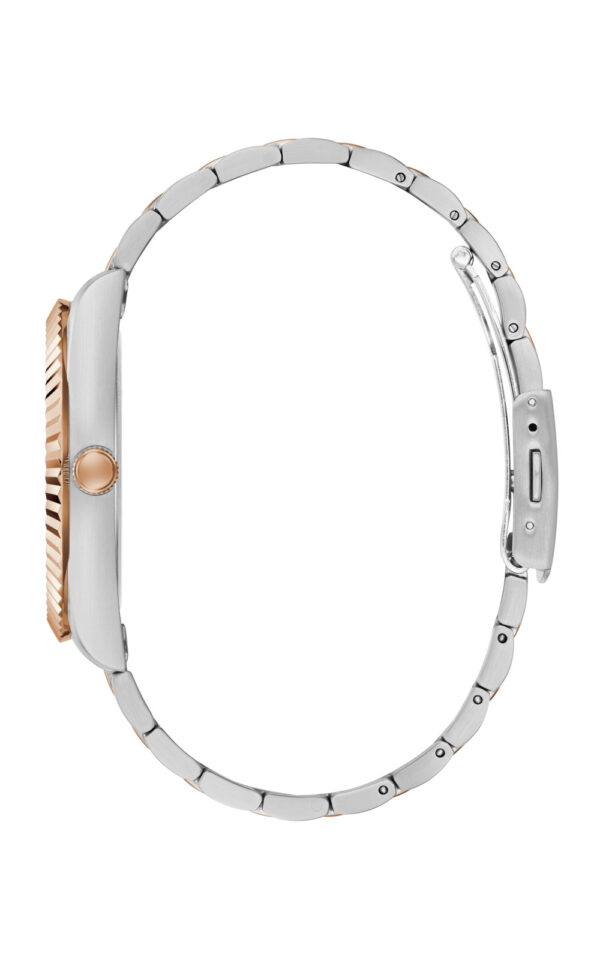 GUESS CONNOISSEUR WOMAN WATCH TWO TONE STAINLESS STEEL BRACELET