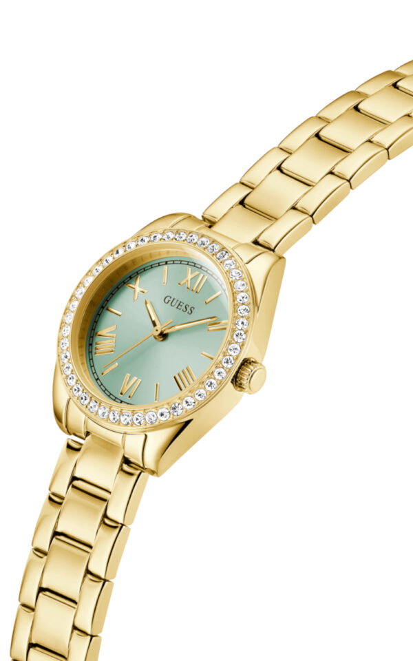 GUESS WOMAN WATCH MINI LUNA GOLD STAINLESS STEEL BRACELET