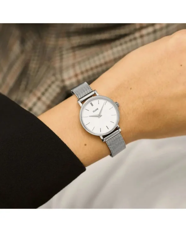 CLUSE WATCH TRIOMPHE SILVER STAINLESS STEEL BRACELET