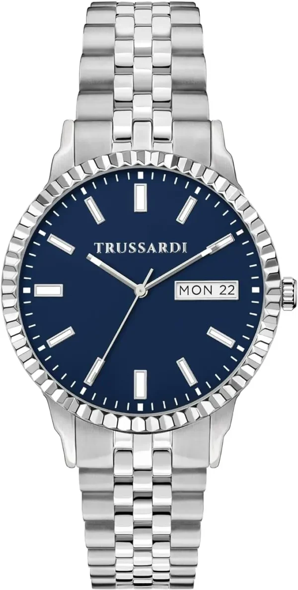 TRUSSARDI WATCH MEN SATINLESS STEEL BRACELET