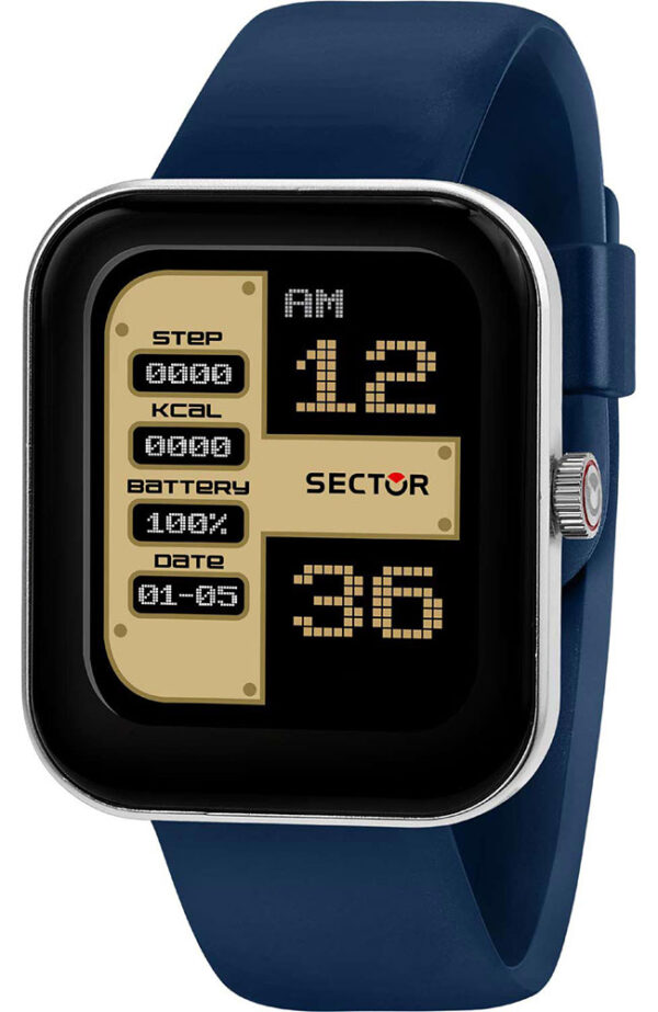 SECTOR WATCH SO3 SMARTWATCH BLUE RUBBER STRAP