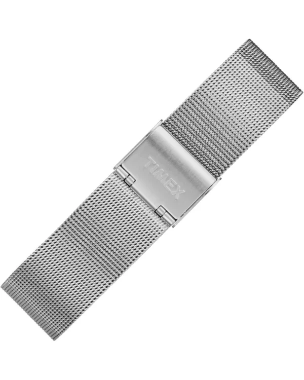 TIMEX WATCH THE FAIRFIELD INDIGLO SILVER STAINLESS STEEL BRACELET